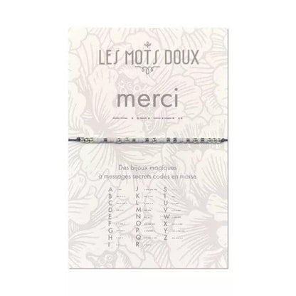 Bracelet Code Morse | Merci - Nubia