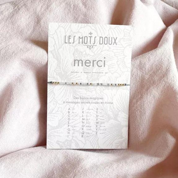 Bracelet Code Morse | Merci - Nubia