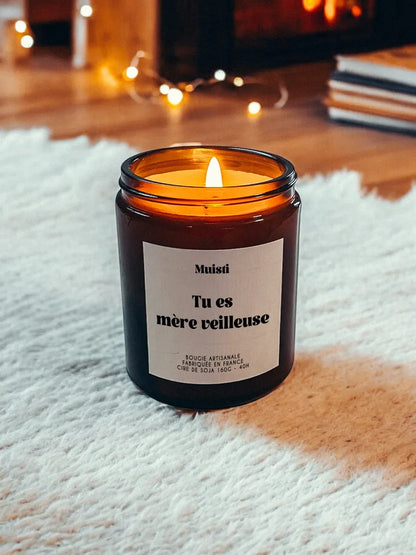 Bougie à message | Spécial Maman & Papa