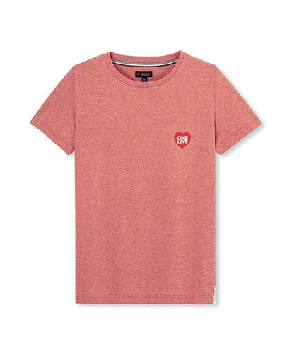 Tee-shirt Palmyre | "One Love" corail - Nubia