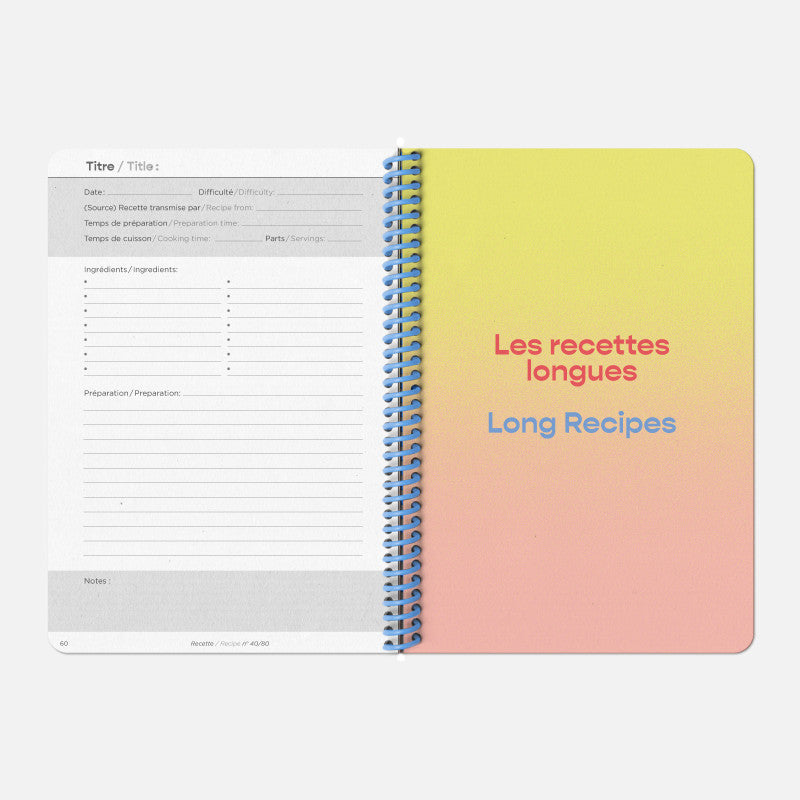 Carnet de recettes