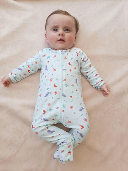 Pyjama Bébé évolutif coton bio - Nubia