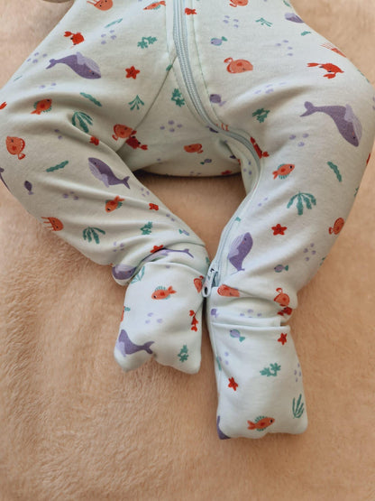 Pyjama Bébé évolutif coton bio - Nubia