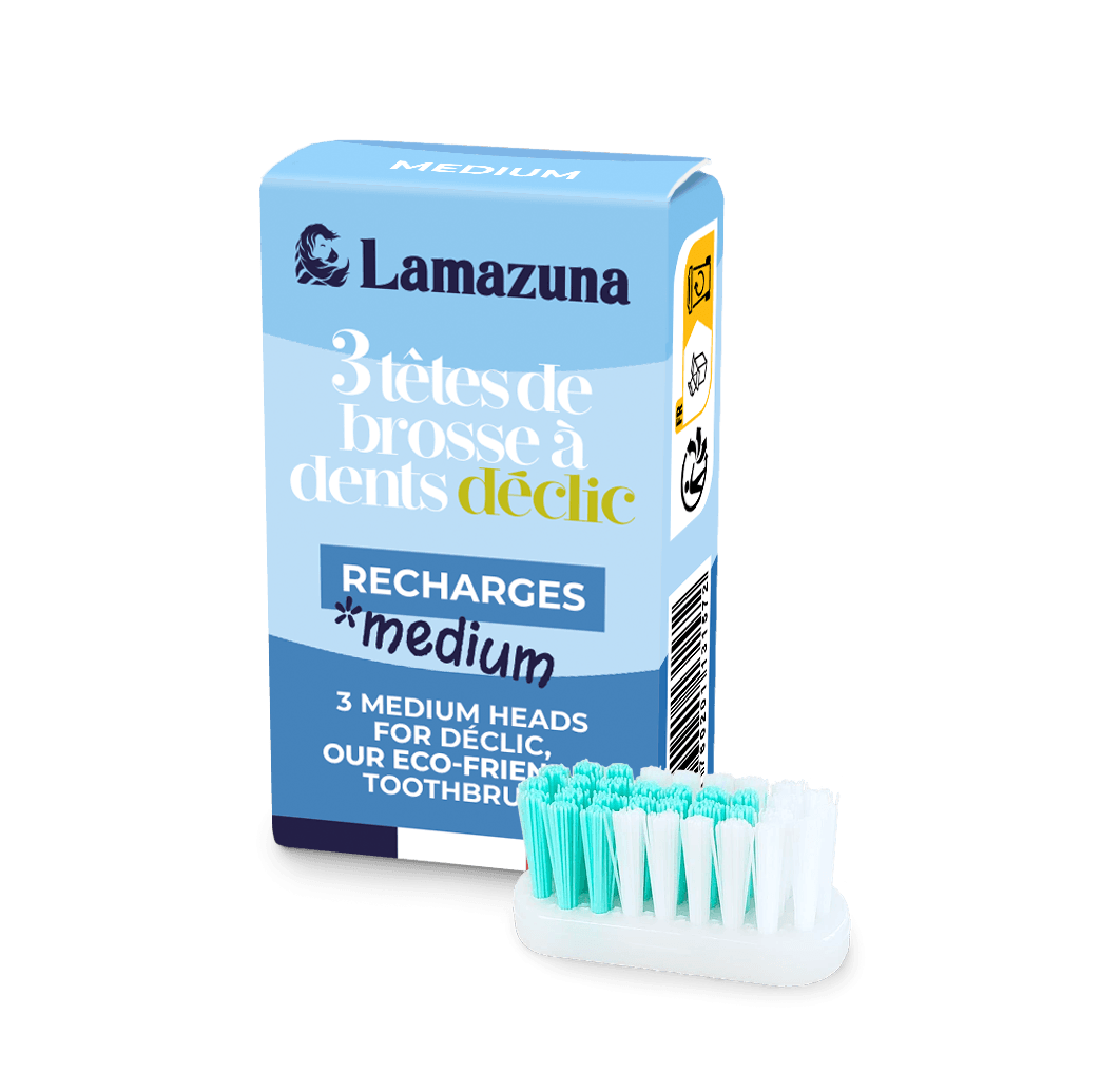 Recharges 3 têtes de brosse à dents | Médium - Nubia