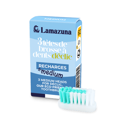 Recharges 3 têtes de brosse à dents | Médium - Nubia