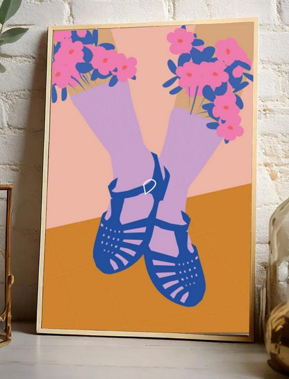 Affiche A4 | Chaussures Méduses