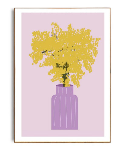 Affiche A4 | Vase Mauve