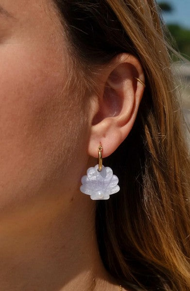 Boucles d'oreilles | Créoles Coquillages