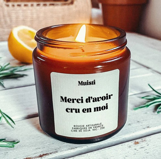Bougie à message | Spécial maitresse
