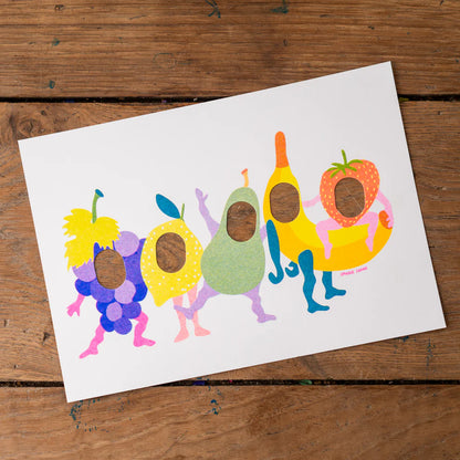 Carte Passe-tête | A5 - plusieurs motifs
