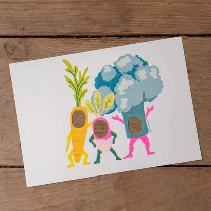 Carte Passe-tête | A5 - plusieurs motifs