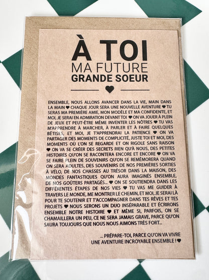 Carte Postale Grossesse & Naissance | Plusieurs Modèles
