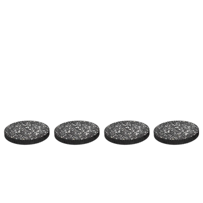 Set de 4 sous-verres ondulés | Coquillages au choix