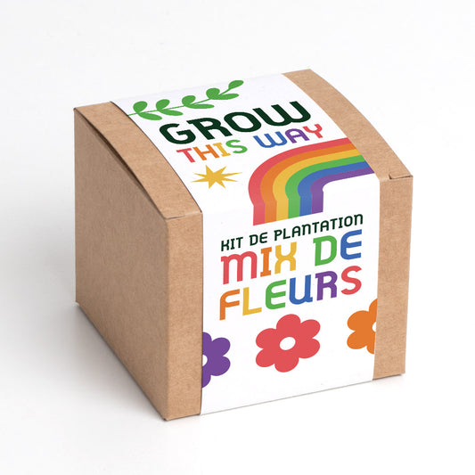 Kit d’Autoculture | Fleurs Mélangées
