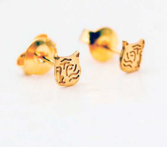 Boucles d'oreilles | Tigre