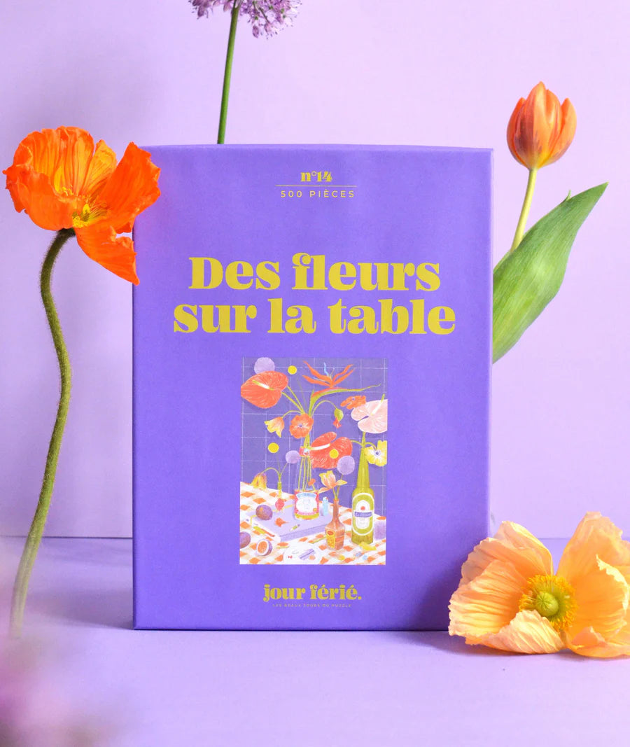 Puzzle 500 pièces | Des fleurs sur la table