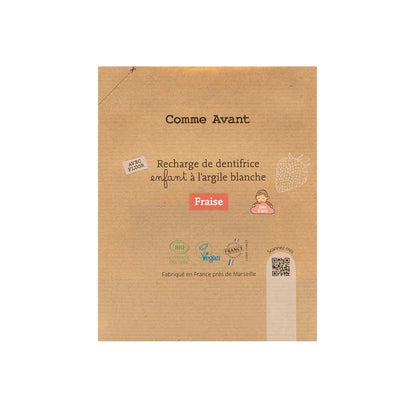 Dentifrice | Argile blanche à la fraise