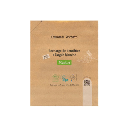 Dentifrice | Argile blanche à la menthe