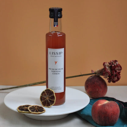 Sirop Artisanal | Pêche de vigne Verveine Citron