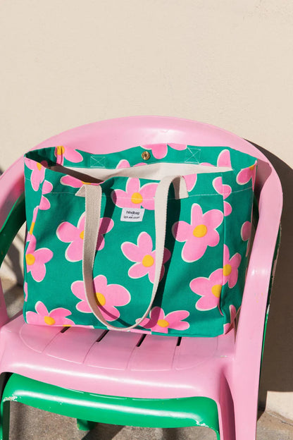 Cabas Claude WAJ x Hindbag | Pastel Bloom ou Big Flowers