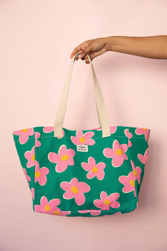 Cabas Claude WAJ x Hindbag | Pastel Bloom ou Big Flowers