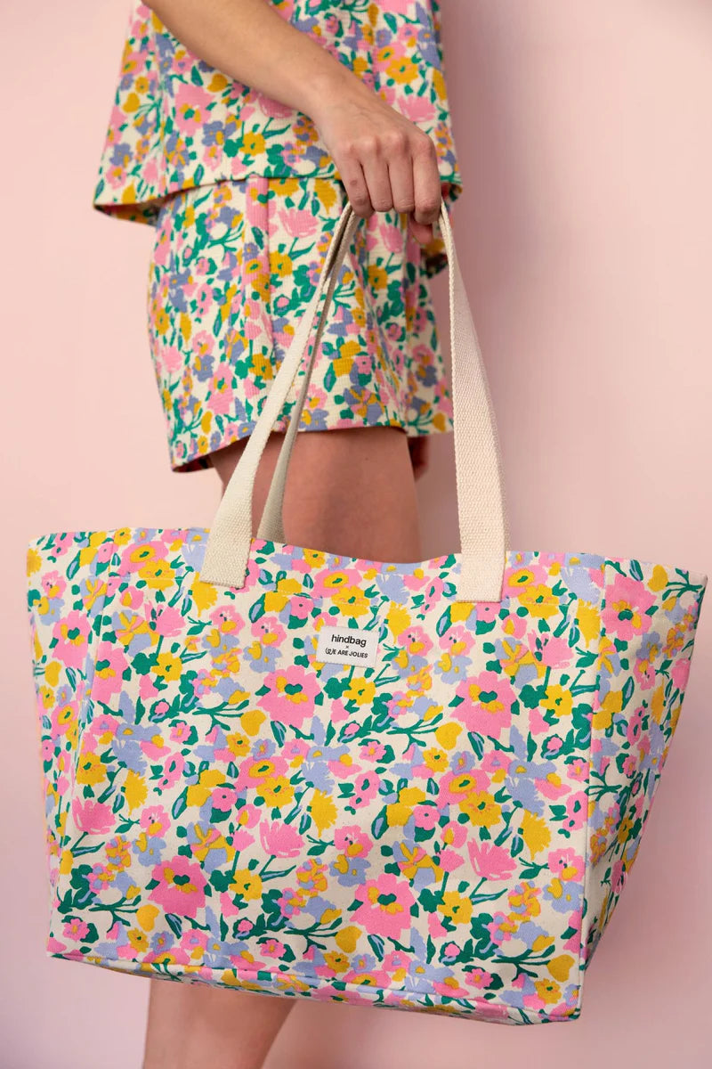 Cabas Claude WAJ x Hindbag | Pastel Bloom ou Big Flowers