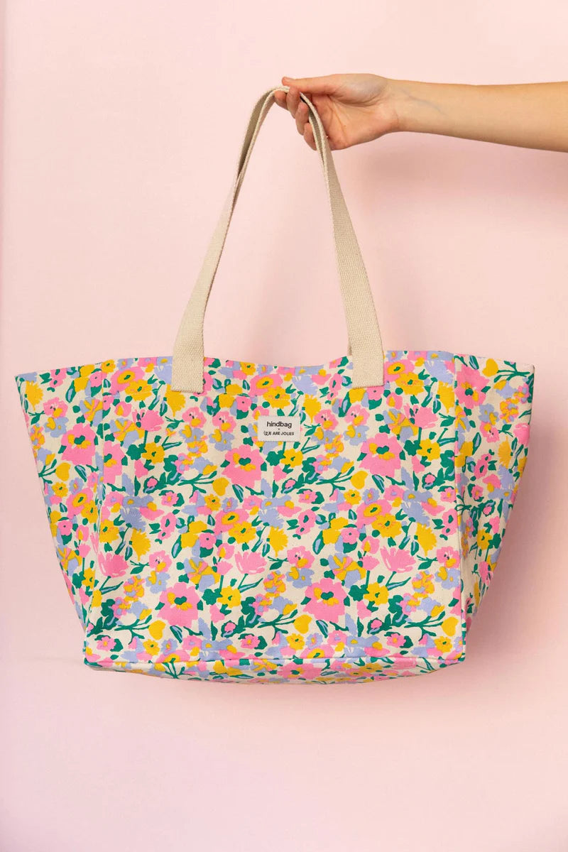 Cabas Claude WAJ x Hindbag | Pastel Bloom ou Big Flowers