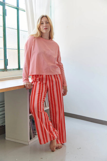 Pyjama manches longues coton BIO | Retro Lines